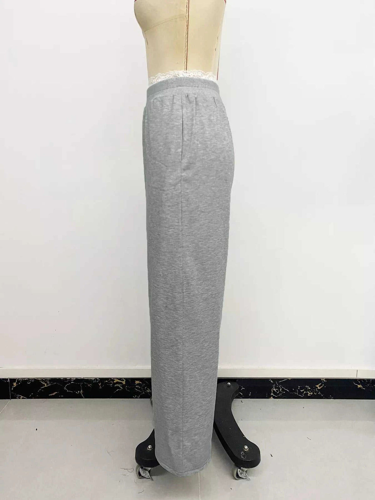 Lace Detail Wide Leg Casual Pants 100100750566333 33 Affordable Fashion Under $100 Jerry's Apparel 