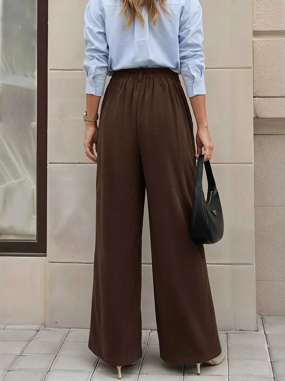 High-Waisted Wide-Leg Pants 101001699452101 39 Seasonal Fashion Collections Jerry's Apparel 