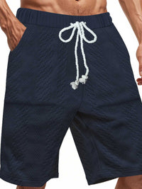 Men's Full Size Texture Drawstring Shorts Plus Size 100400880734003 36 Affordable Fashion Under $100 Jerry's Apparel 