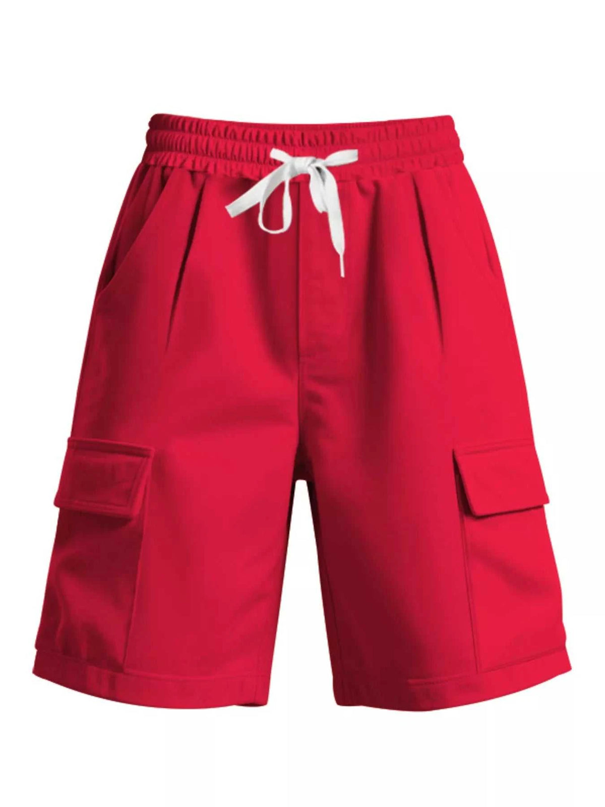 Men's Full Size Drawstring Pocketed Shorts Plus Size 100400590409807 27 Affordable Fashion Under $100 Jerry's Apparel 