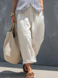 Striped Button Down Vest and Pants Set 101001117768107 90 Women's Pants Set Gifts for Her Jerry's Apparel 
