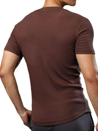 Men's Plus Size Round Neck Short Sleeve T-Shirt