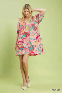 Umgee Paisley Print Mini Dress 100100745731050 49 Affordable Fashion Under $100 Jerry's Apparel 