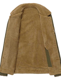 Men's Plus Size Button Up Fleece Lined Jacket 100400542734695 91 Affordable Fashion Under $100 Jerry's Apparel 