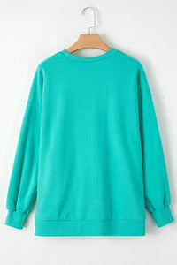 Round Neck Long Sleeve Sweatshirt