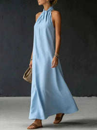 Full Size Halter Neck Maxi Dress Plus Size 100100987148992 32 Affordable Fashion Under $100 Jerry's Apparel 