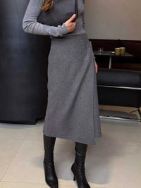 High-Waisted Wrap Midi Skirt 100100261202518 49 Affordable Fashion Under $100 Jerry's Apparel 
