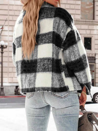 Plaid Button-Down Shacket 100100929901192 57 Affordable Fashion Under $100 Jerry's Apparel 