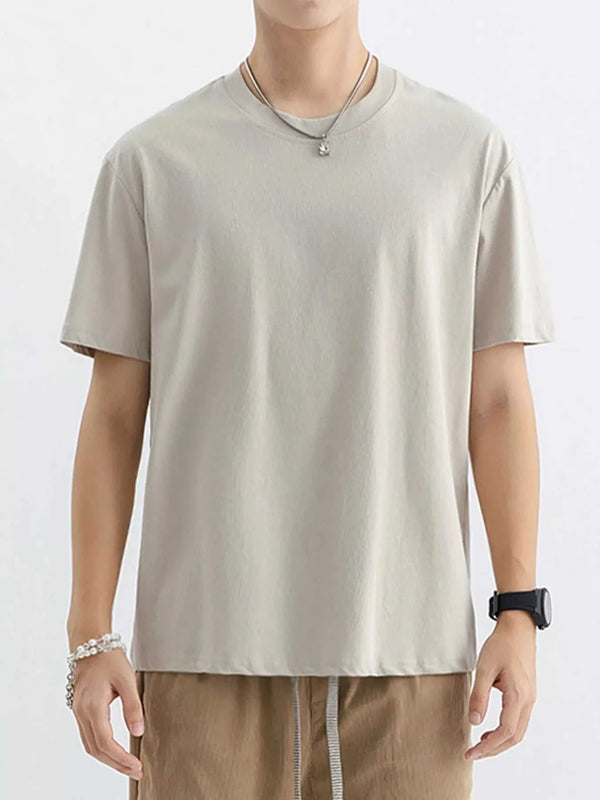 Men's Plus Size Casual Crew Neck T-Shirt 100400581659908 45 Affordable Fashion Under $100 Jerry's Apparel 