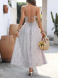 Floral Print Shirred Cami Maxi Dress 100100404362164 44 Affordable Fashion Under $100 Jerry's Apparel 