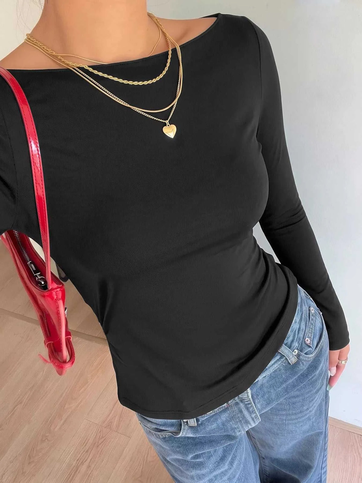 Lace Back Tie Long Sleeve Top 100100165593666 33 Affordable Fashion Under $100 Jerry's Apparel 