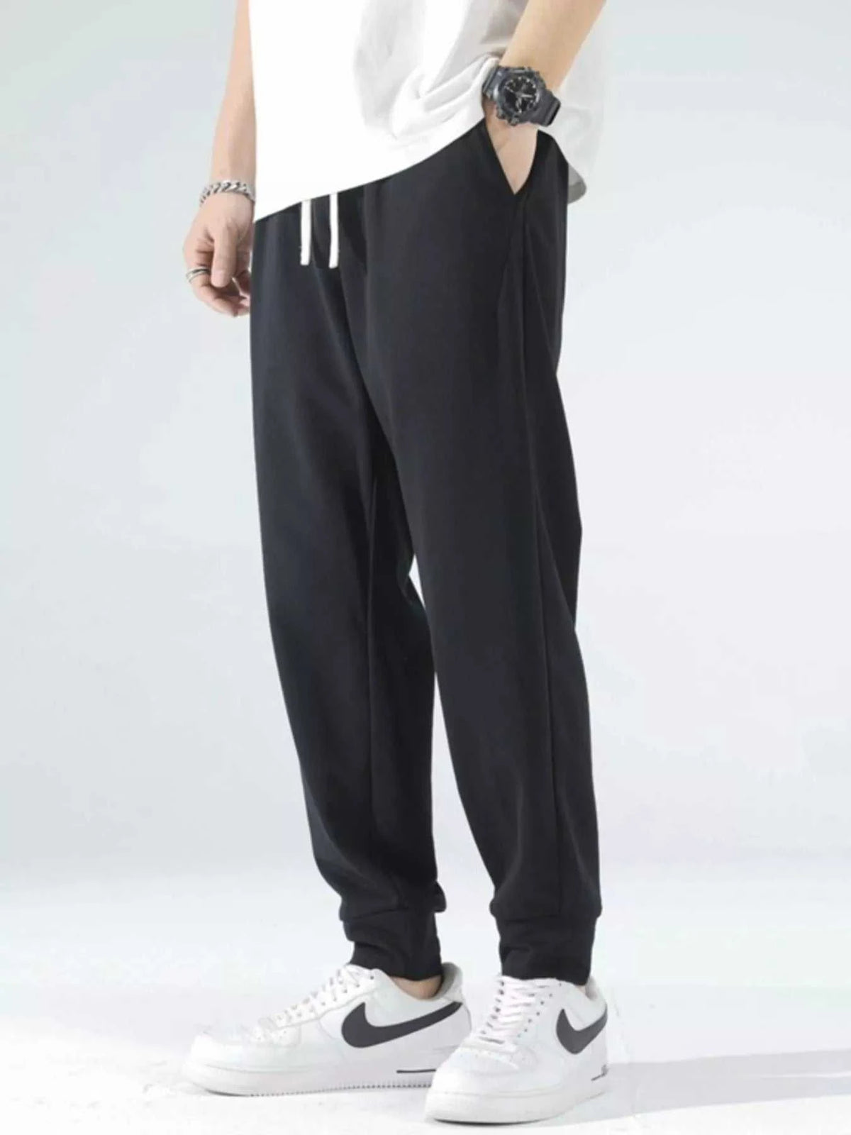 Men's Casual Drawstring Joggers 100400720041415 98 Affordable Fashion Under $100 Jerry's Apparel 