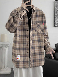 Men's Plus Size Plaid Button Up Shirt 100400594080014 38 Affordable Fashion Under $100 Jerry's Apparel 