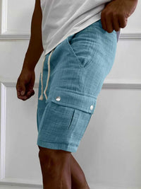 Men's Full Size Drawstring Casual Cargo Shorts Plus Size 100400652041377 44 Gifts for Him Jerry's Apparel 