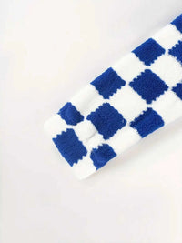 Checkered Fleece Oversized Zip Up Jacket 100100289964884 52 Affordable Fashion Under $100 Jerry's Apparel 