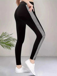 High-Waisted Side Houndstooth Active Leggings 101006615237722 25 Affordable Fashion Under $100 Jerry's Apparel 