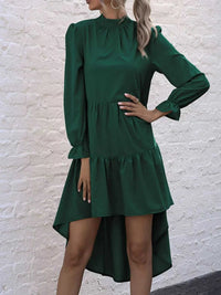 High-Low Flounce Sleeve Dress 100100575256203 31 Affordable Fashion Under $100 Jerry's Apparel 