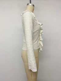 Ruffled Long-Sleeve T-Shirt 100100351703294 31 Affordable Fashion Under $100 Jerry's Apparel 