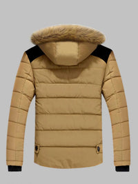 Men's Plus Size Padded Fur Hood Puffer Jacket 100400152368217 96 Affordable Fashion Under $100 Jerry's Apparel 