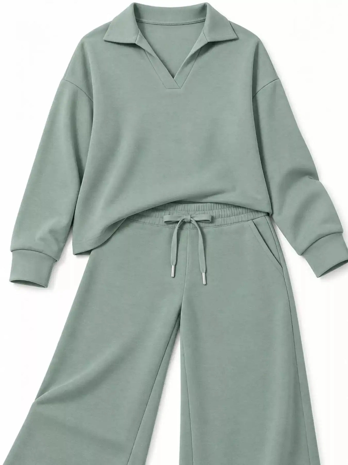 Dropped Shoulder Top and Pants Set 101001926020102 36 Gifts for Her Jerry's Apparel 