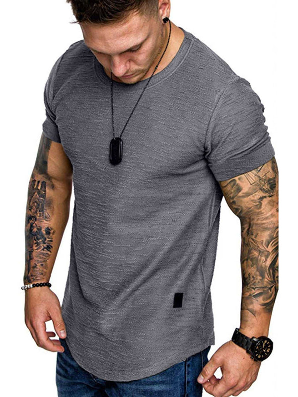 Men's Round Neck Slim Fit Casual T-Shirt 100400972198169 27 Affordable Fashion Under $100 Jerry's Apparel 