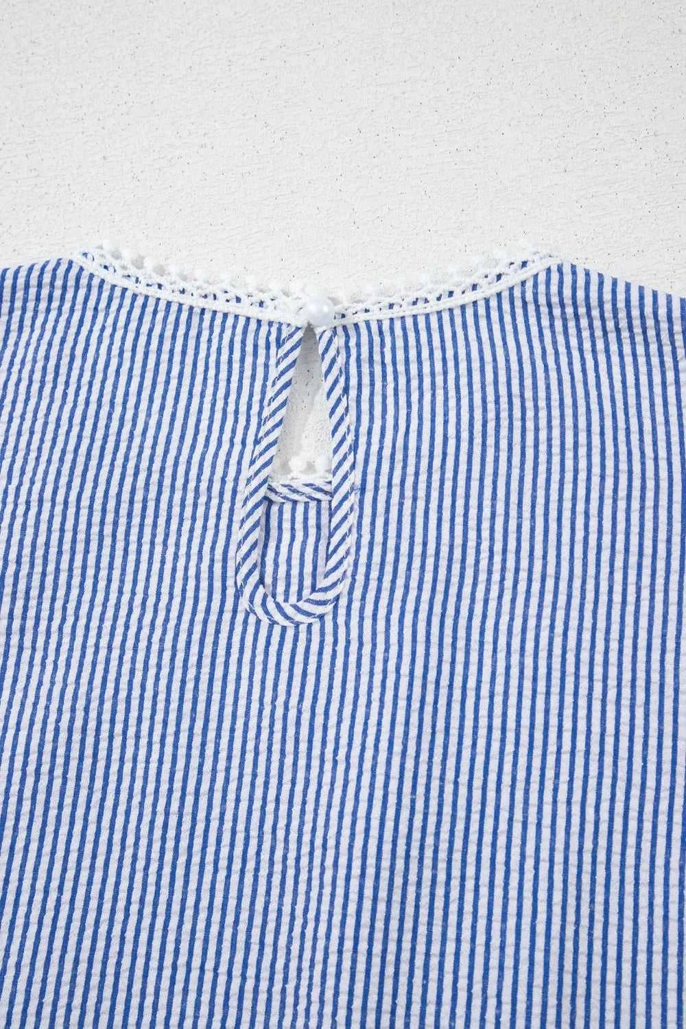 Stripe Lace Patchwork Crew Neck Sleeveless Top 100100306229377 27 Affordable Fashion Under $100 Jerry's Apparel 