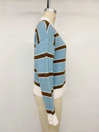 Striped Polo Collar Sweater 100100795659105 41 Affordable Fashion Under $100 Jerry's Apparel 