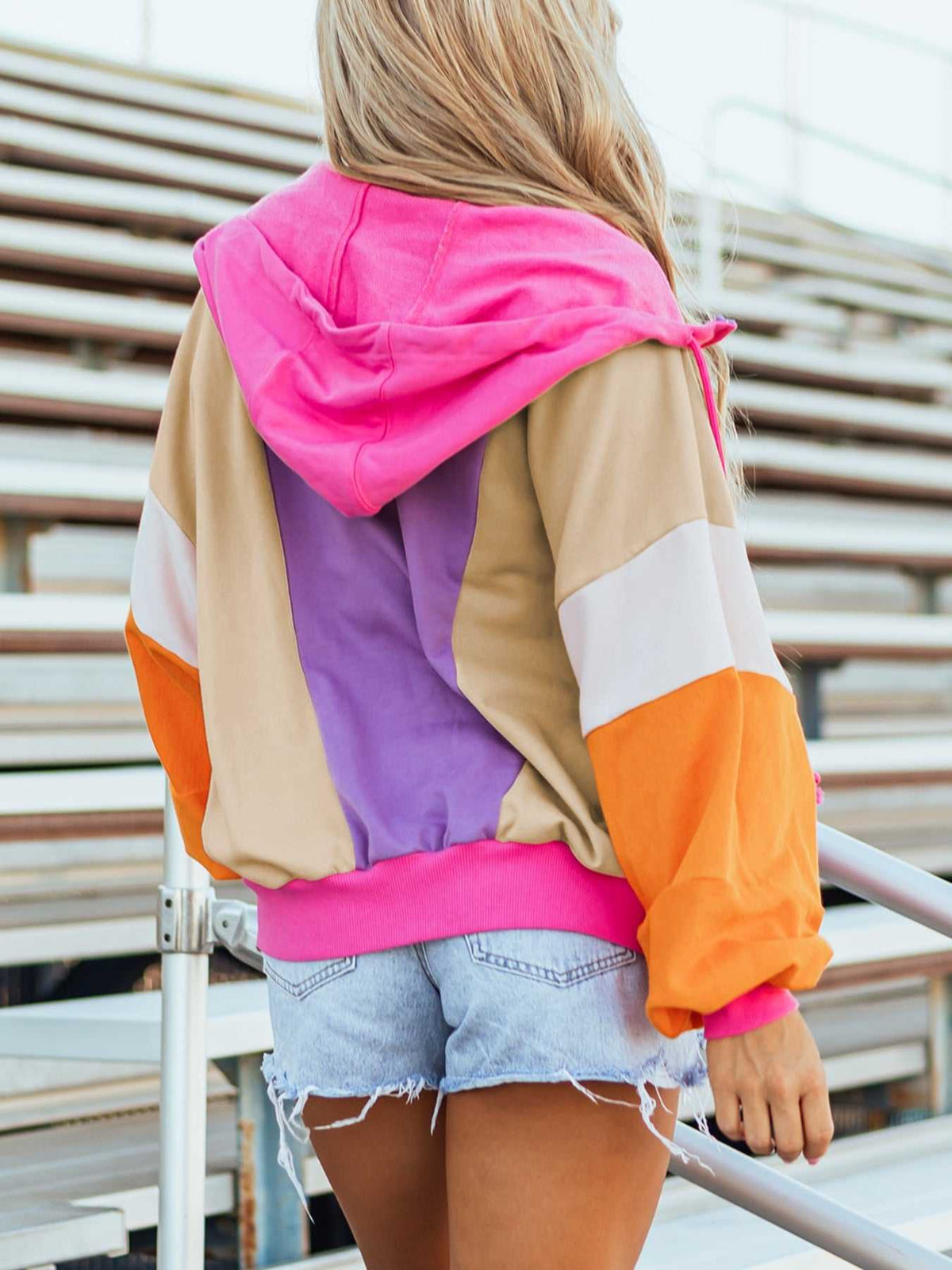 Color Block Zip-Up Hoodie 100100398881130 69 Affordable Fashion Under $100 Jerry's Apparel 