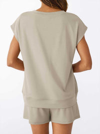 Casual V-Neck T-Shirt and Shorts Set 100100459433935 40 Affordable Fashion Under $100 Jerry's Apparel 