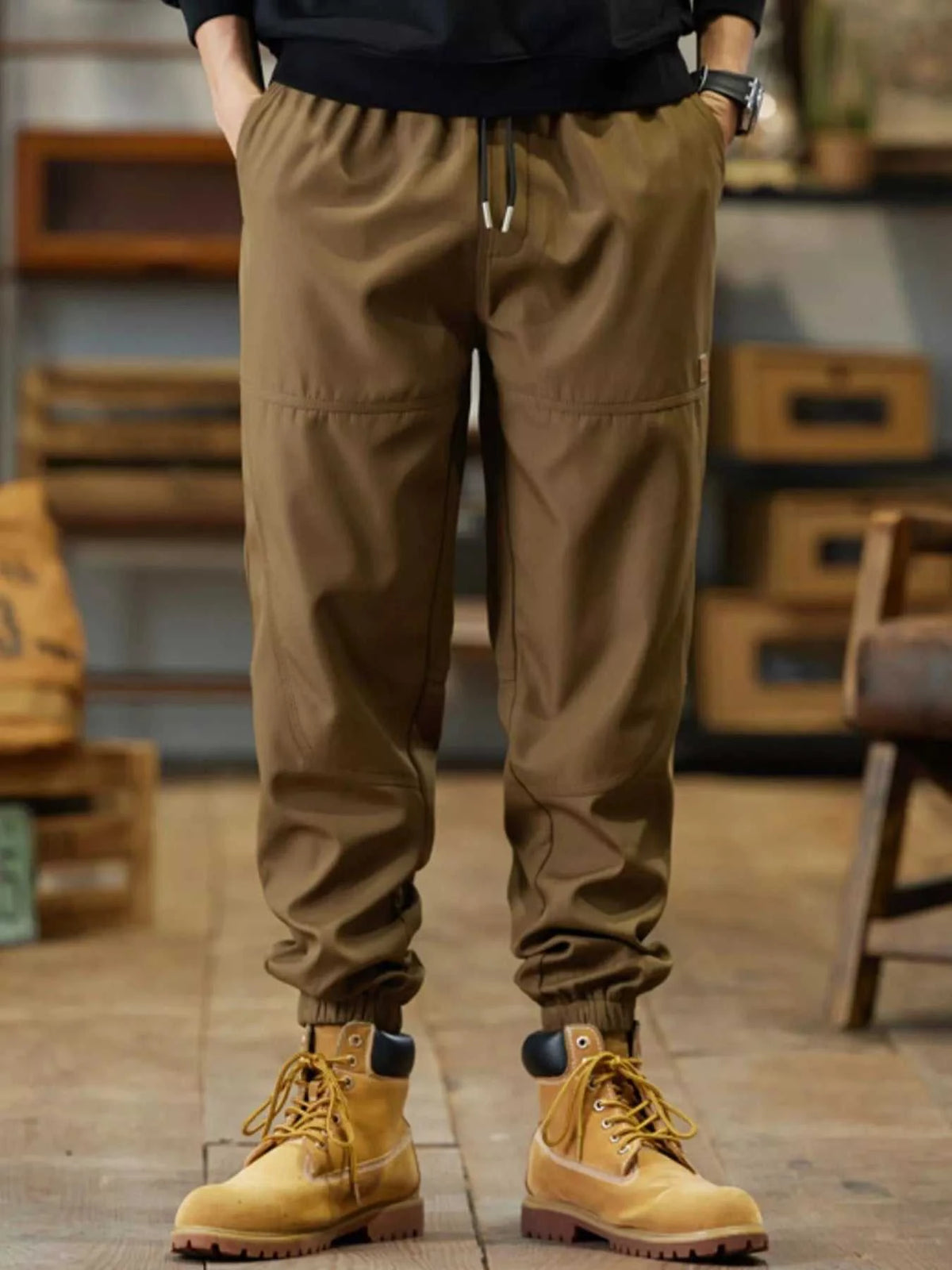 Men's Plus Size Elastic Waist Joggers 100400381582415 77 Affordable Fashion Under $100 Jerry's Apparel 