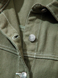 Patched Pocket Collared Button Front Boyfriend Denim Jacket 100100355837828 73 Affordable Fashion Under $100 Jerry's Apparel 