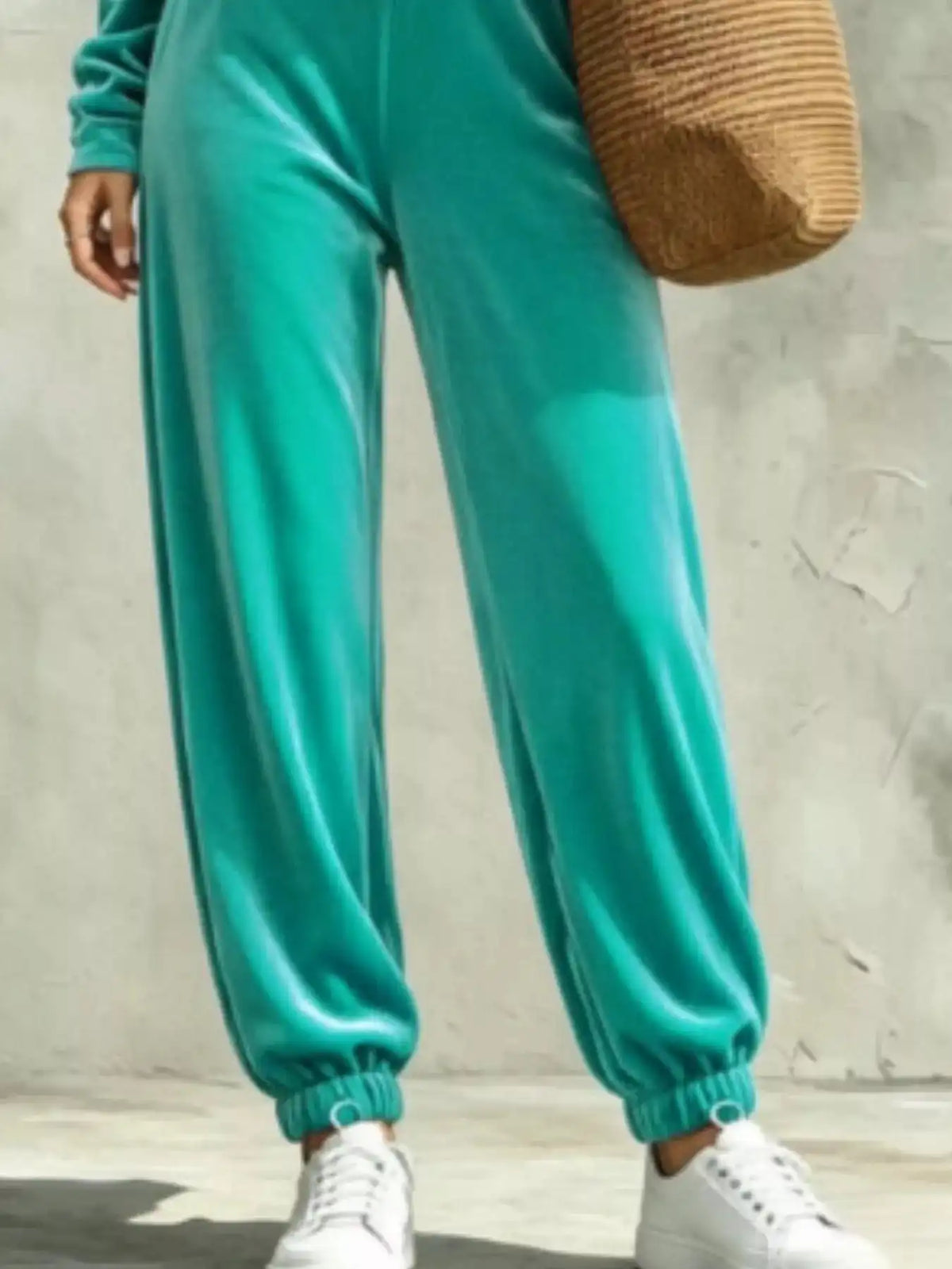 Full Size Velvet Cowl Neck Top and Pants Set Plus Size 101001490771294 53 Affordable Fashion Under $100 Jerry's Apparel 