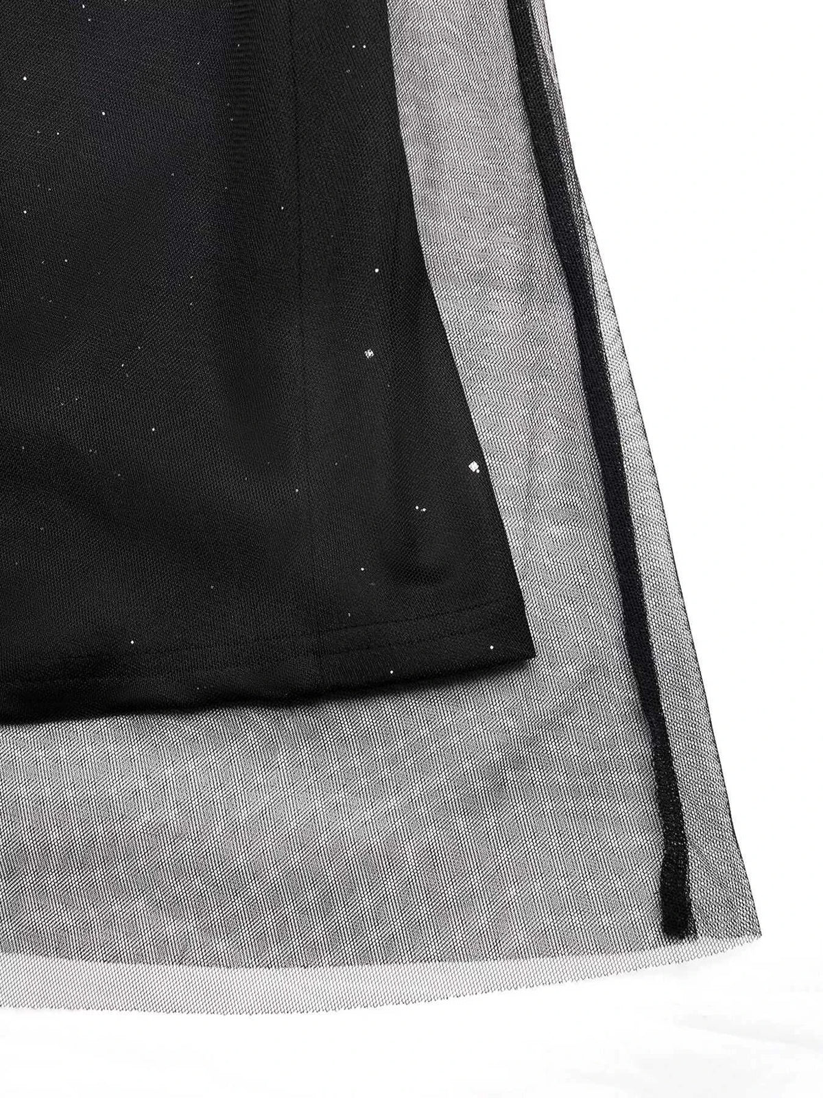 Glitter Sleeveless Tulle Midi Dress 100100013591888 42 Affordable Fashion Under $100 Jerry's Apparel 
