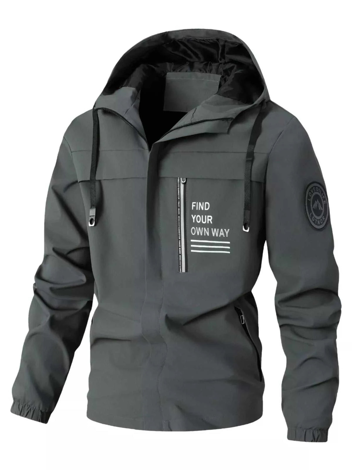 Men's Plus Size Hooded Outdoor Windproof Jacket 100400020555946 71 Affordable Fashion Under $100 Jerry's Apparel 