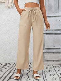 Casual Drawstring Wide Leg Pants 100100328755700 39 Affordable Fashion Under $100 Jerry's Apparel 