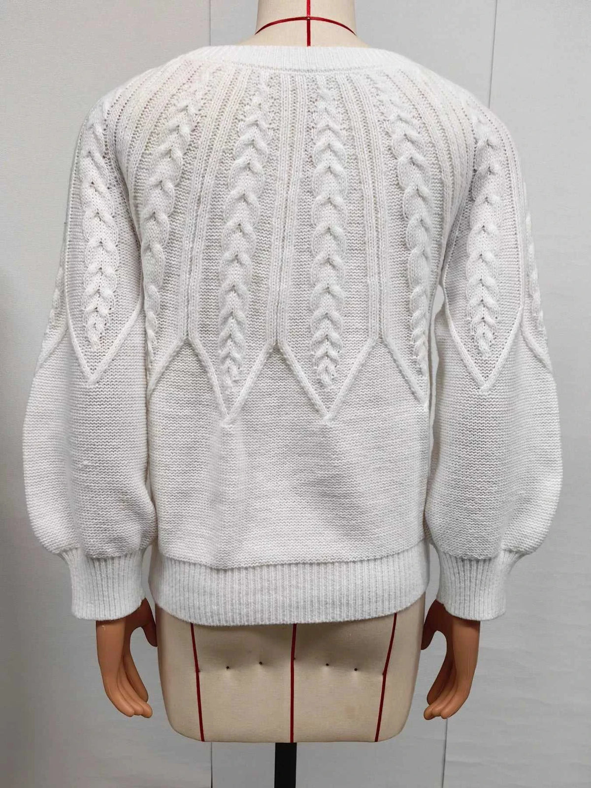 Cable-Knit Round Neck Sweater 101002284962513 34 Affordable Fashion Under $100 Jerry's Apparel 