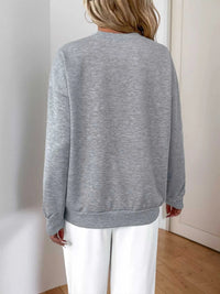 Sequin Round Neck Dropped Shoulder Sweatshirt 100100512268059 32 Affordable Fashion Under $100 Jerry's Apparel 