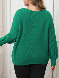 Plus Size Butterfly Dropped Shoulder Sweater 101002956712112 41 Affordable Fashion Under $100 Jerry's Apparel 