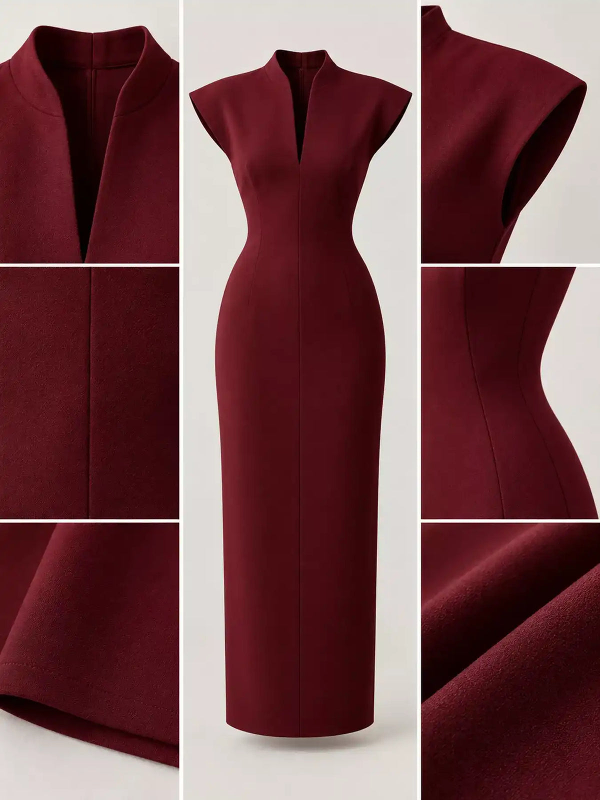 Slit Sleeveless Bodycon Midi Dress 101001165760167 45 Gifts for Her Jerry's Apparel 