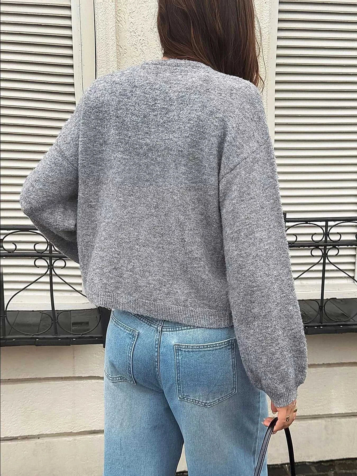 Tie Front Dropped Shoulder Cardigan 101002524795375 46 Affordable Fashion Under $100 Jerry's Apparel 