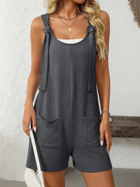 Mandy Texture Adjustable Strap Overalls with Pockets 100100447055928 27 Affordable Fashion Under $100 Jerry's Apparel 