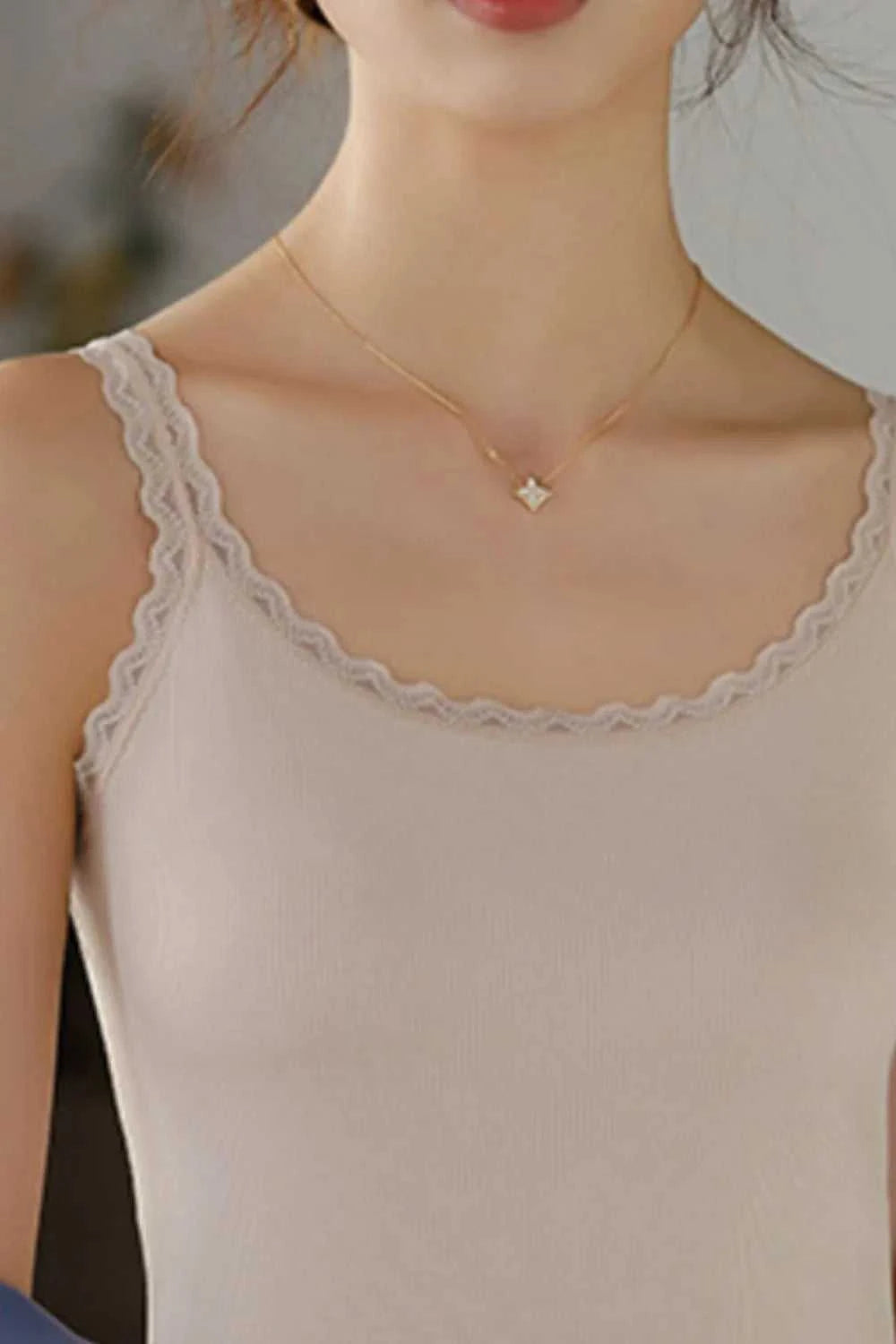 Lace Trim Scoop Neck Cami Top 100100995481321 12 Affordable Fashion Under $100 Jerry's Apparel 
