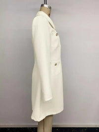 Peter Pan Collar Button-Front Tweed Mini Dress 101001415360845 64 Affordable Fashion Under $100 Jerry's Apparel 