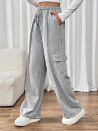 Perfee Drawstring Wide Leg Pants with Pockets 100100282861869 34 Affordable Fashion Under $100 Jerry's Apparel 