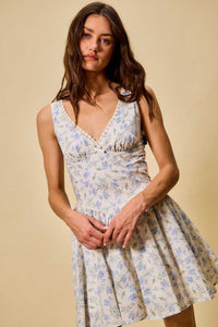 SO ME Froal Print Fit and Flare Dress 100100579301965 60 Affordable Fashion Under $100 Jerry's Apparel 