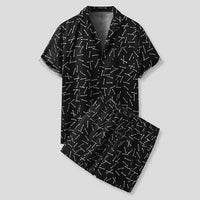 Men's Full Size Button Up Shirt and Shorts Set Plus Size 100400227063275 32 Affordable Fashion Under $100 Jerry's Apparel 