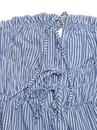 Striped Strapless Tie Front Wide Leg Jumpsuit 100100534610280 39 Affordable Fashion Under $100 Jerry's Apparel 