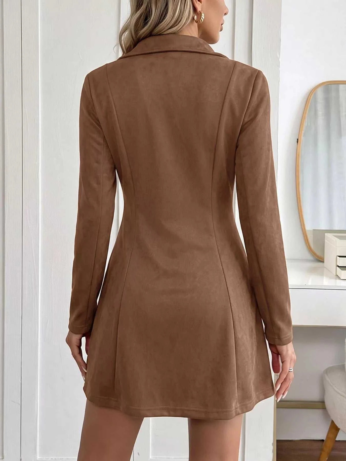Johnny Collar Long Sleeve Dress 100100638130668 43 Gifts for Her Jerry's Apparel 