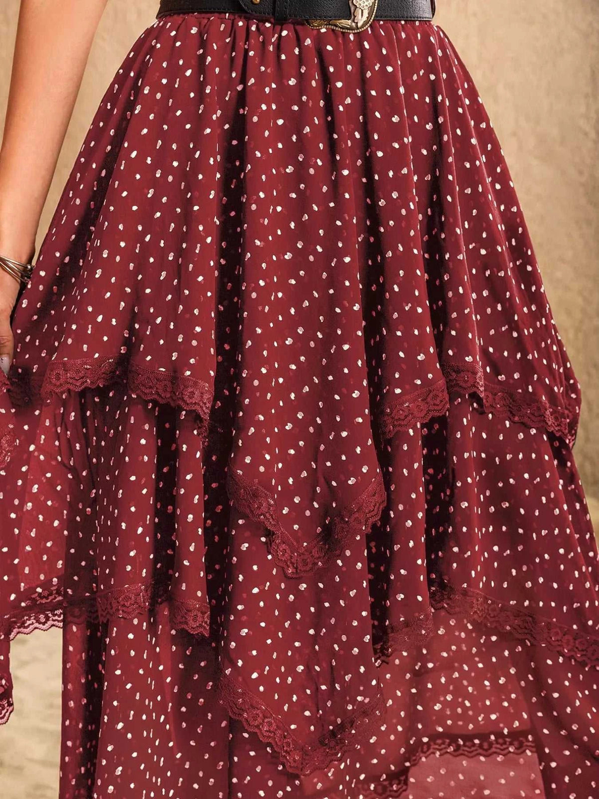 Lace Detail Layered Skirt 100100127231610 74 Affordable Fashion Under $100 Jerry's Apparel 