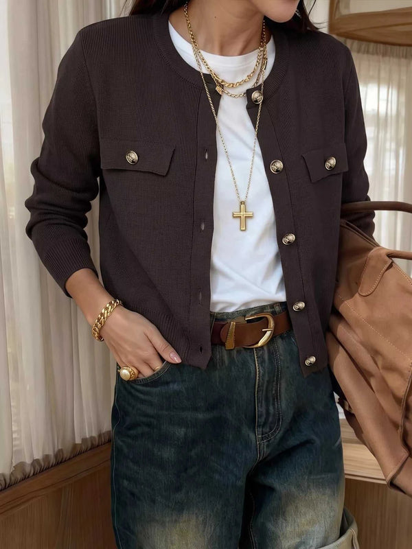 Button Down Long Sleeve Cardigan 101002733178083 56 Affordable Fashion Under $100 Jerry's Apparel 
